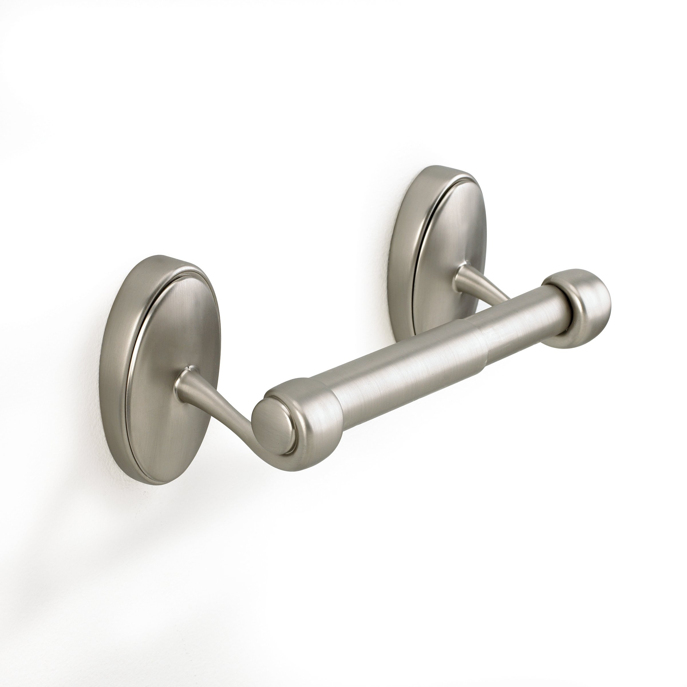 Umbra Isla Modern Die-Cast Metal Toilet Paper Holder - Bathroom Tissue Roll Stand with Rust-Resistant Finish for Home, Office & Guest Bathroom Decor