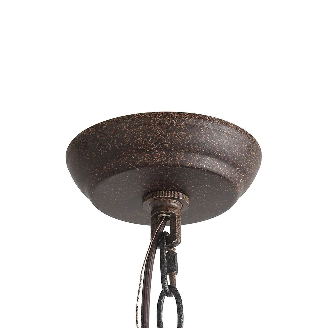 Farmhouse Chandelier with Candlestick Design - Rustic Ceiling Light Fixture for Dining Room, Living Room, and Bedroom Decor