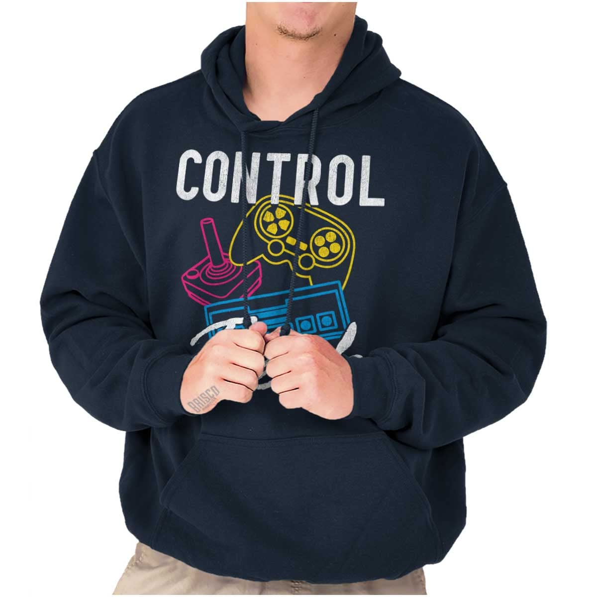 Control Freak Nerd Video Gaming Hoodie Sweatshirt for Men & Women - Comfortable Gamer Apparel for Casual Wear & Esports Events