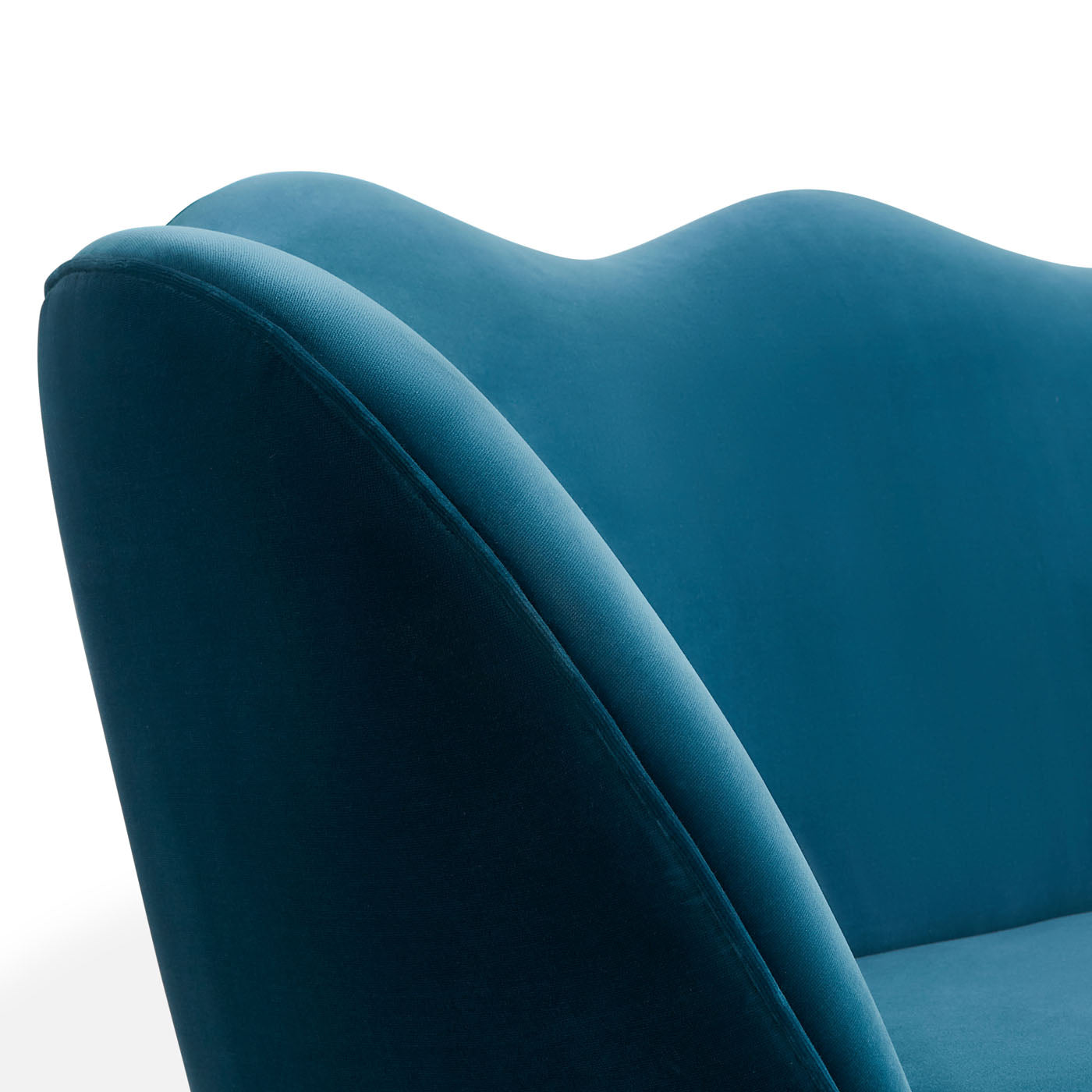 Modern Ripple Apartment Sofa - Comfortable 3-Seater Couch for Small Spaces - Perfect for Living Rooms, Studios & Apartments