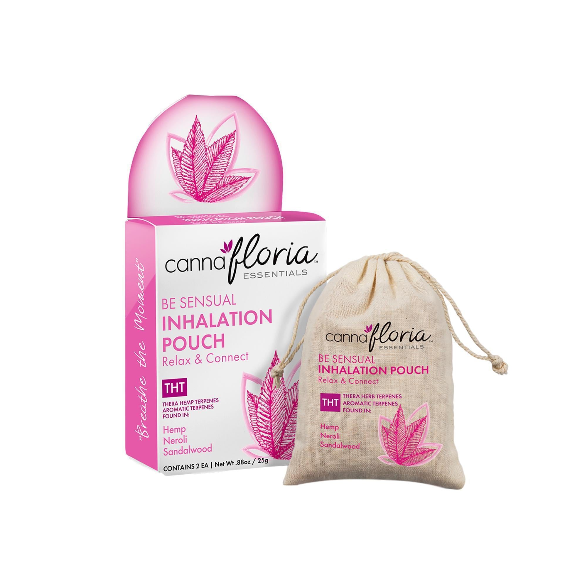 Cannafloria Inhalation Pouches - 2 Pack | Herbal Relaxation & Stress Relief | Perfect for Travel, Work, and On-the-Go Use