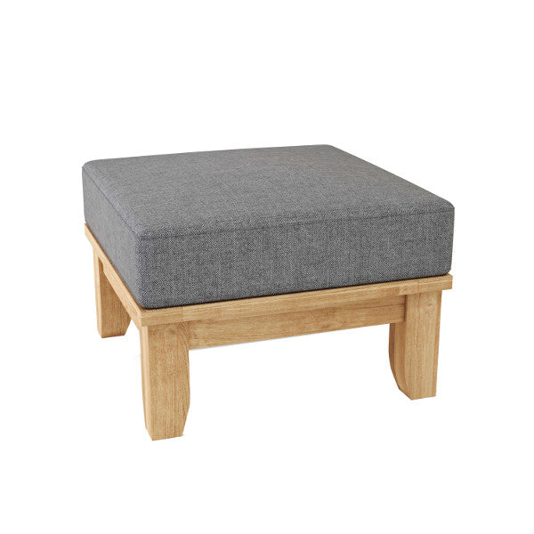 Luxury Deep Seating Ottoman - Premium Upholstered Footrest & Storage Bench for Living Room, Bedroom, or Patio - Perfect for Relaxing, Extra Seating & Home Decor