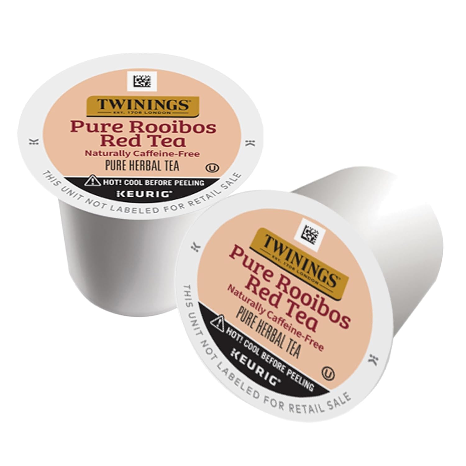 Twinings of London Pure Rooibos Herbal Tea K-Cups for Keurig Brewers - 96 Count (24 Count x 4 Packs) | Caffeine-Free Red Tea Pods | Perfect for Morning Relaxation & Afternoon Tea Time
