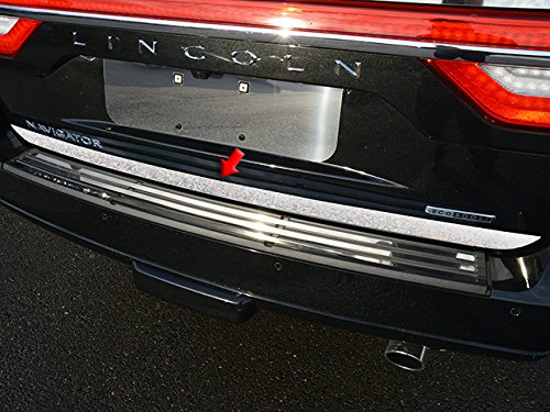 BRIGHTT-QA612871 Stainless Steel Rear Deck Trim for 2015-2017 Lincoln Navigator - 1 Piece Chrome Accent Trim for Car Exterior Enhancement & Luxury Style Upgrade