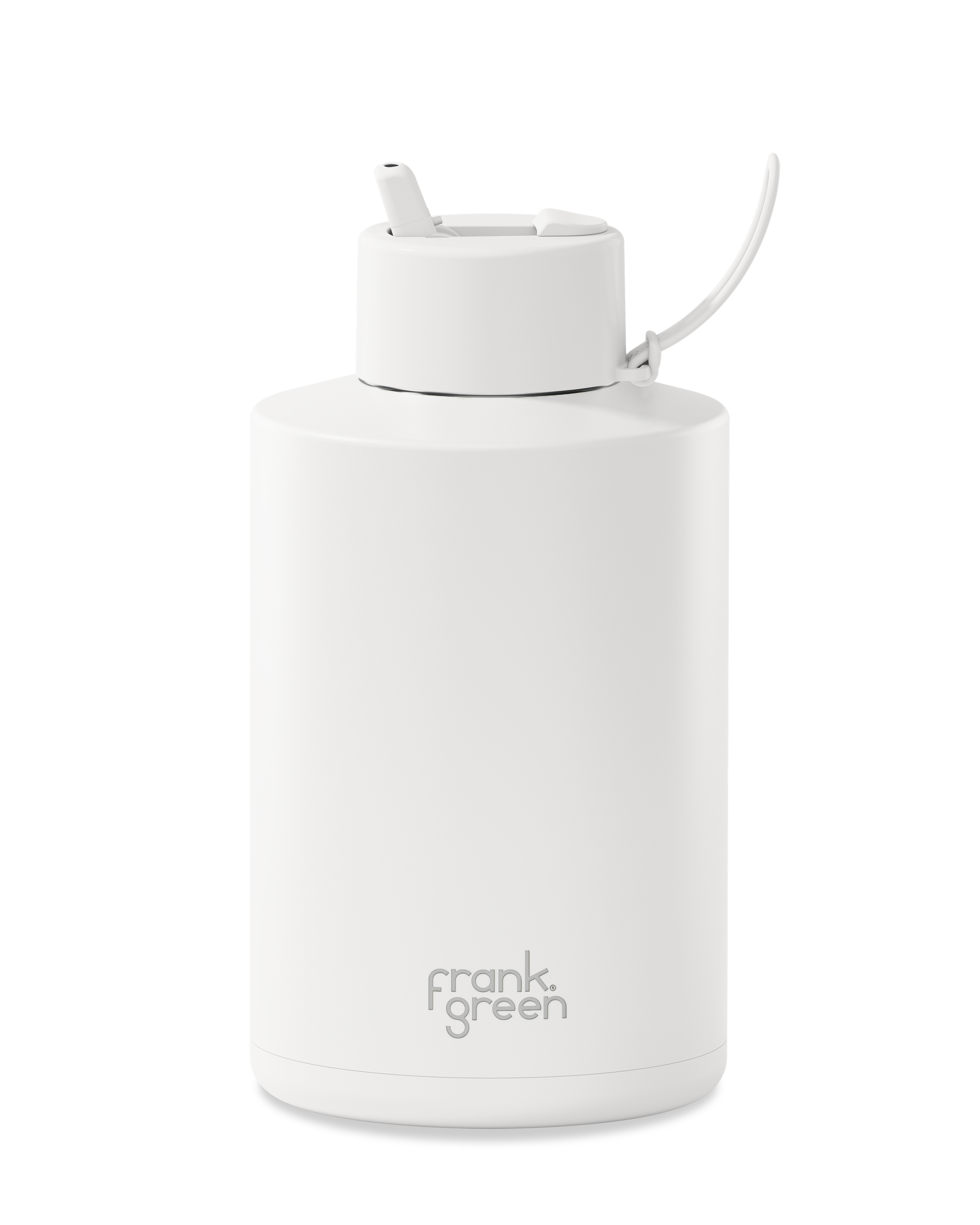 68oz / 2000ml Ceramic Reusable Water Bottle with Lid - Eco Friendly BPA Free Leakproof Travel Mug for Gym, Hiking & Office Use