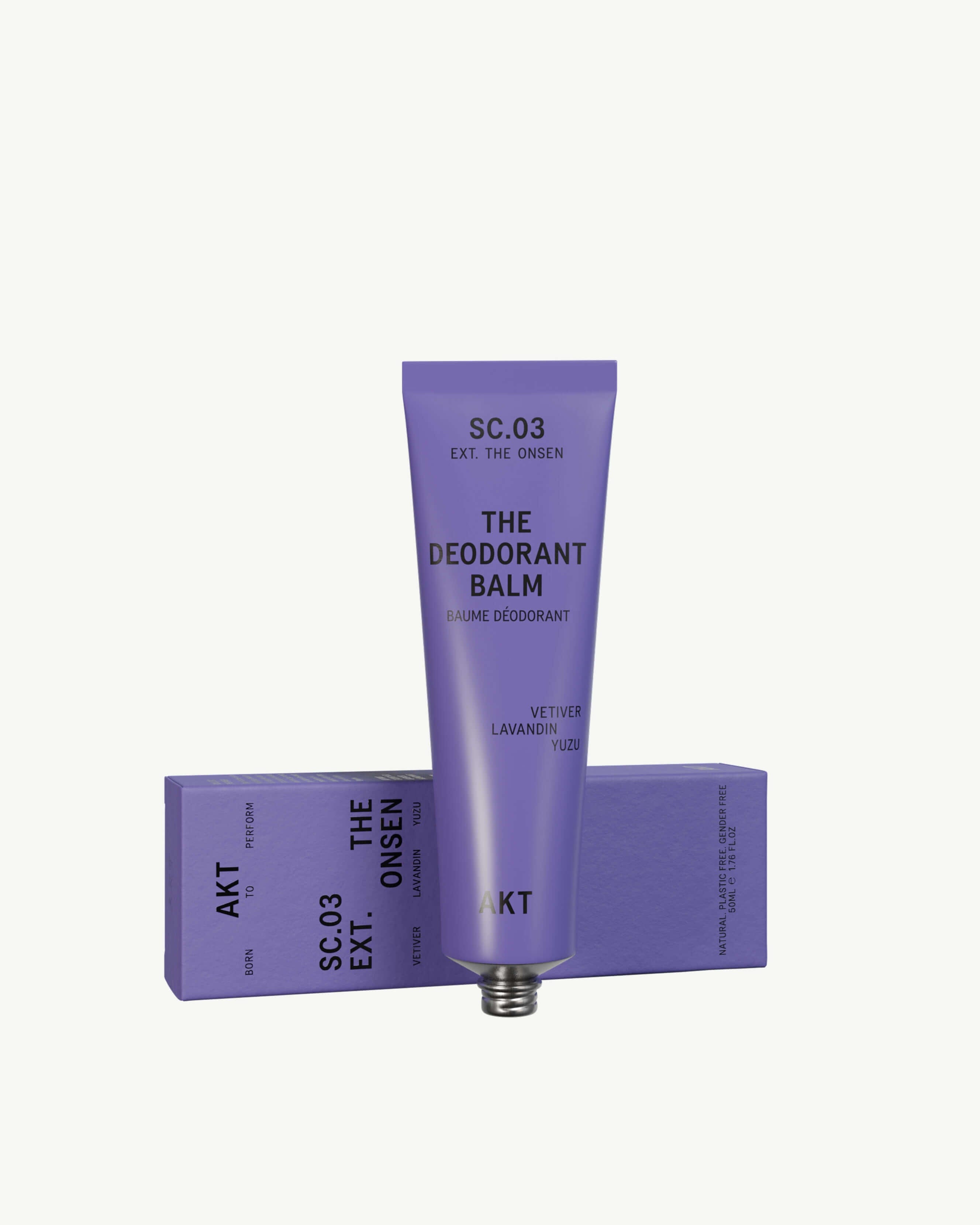 Natural Deodorant Balm SC.03 The Onsen - Aluminum-Free, Long-Lasting Odor Protection for Men & Women - Perfect for Gym, Travel & Daily Freshness