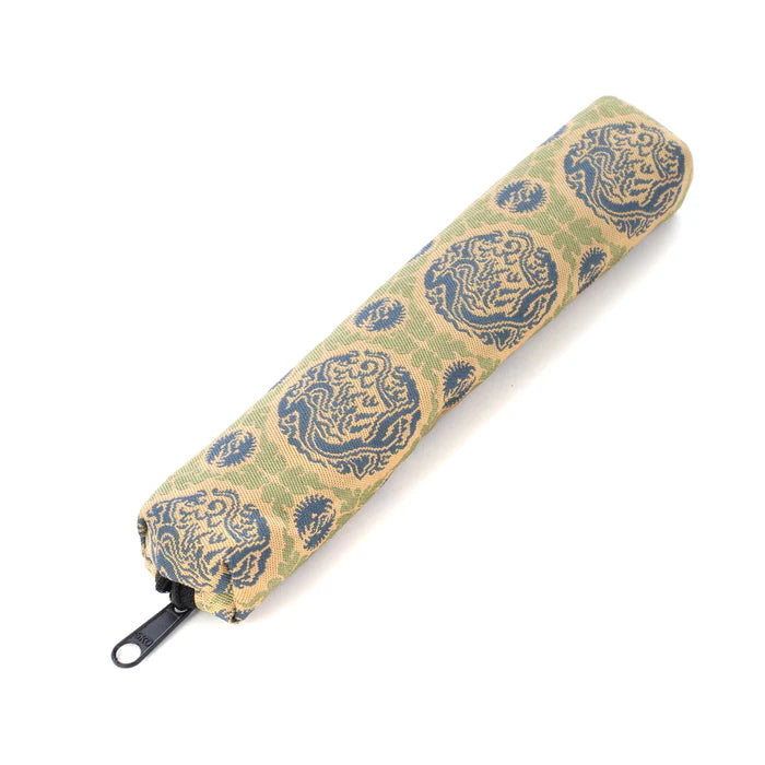Premium Nishijin Woven Pencil Case - Kozanji Temple Dragon Design - Authentic Japanese Traditional Craft from Kyoto - Perfect for School, Office & Gift Giving