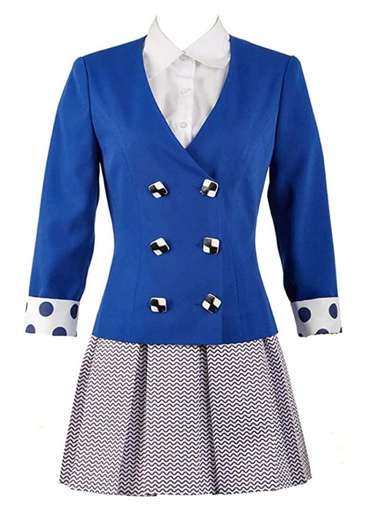DOUJIONG Women's Heathers Cosplay Costume - Musical Rock Chandelier Stage School Uniform Dress Outfit for Halloween, Theater Performance & Themed Parties