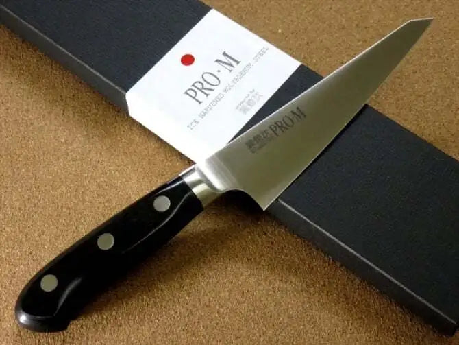 Kanetsugu Pro M Honesuki Boning Knife - Japanese High Carbon Steel Poultry & Meat Deboning Knife - Perfect for Chefs, Butchers & Home Cooking