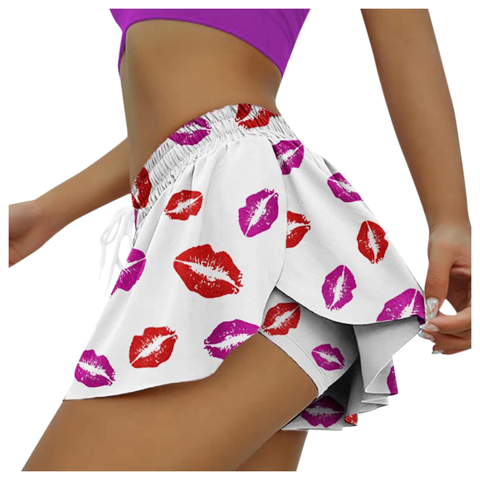 Women's Nylon Culottes with Drawstring - Summer Fashion Shorts for Sports & Casual Wear - Perfect for Yoga, Running, and Outdoor Activities