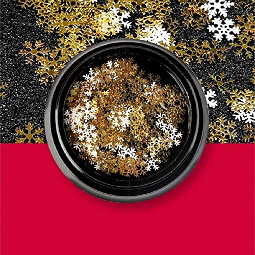 3D Snowflake Nail Foils - Christmas Manicure Stickers for Holiday Nail Art