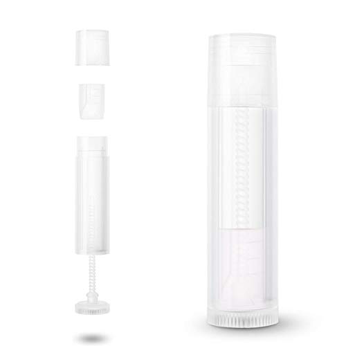 NatureSack Refillable Empty Plastic Lip Gloss Tubes - 6 Pack Multicolor Cosmetic Containers for DIY Makeup, Travel & Beauty Salon Use