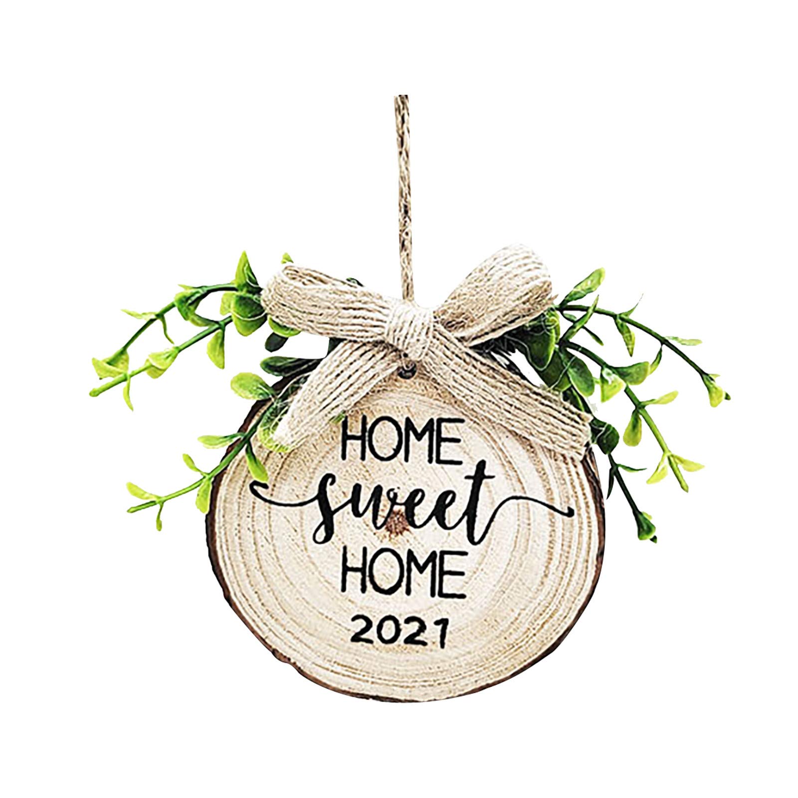 Outdoor Christmas Tree Ornaments - Home Sweet Home Leaf Pendant Decorations for Small Trees, All-Season Hanging Accessories | Perfect for Holiday Decor, Indoor & Outdoor Use