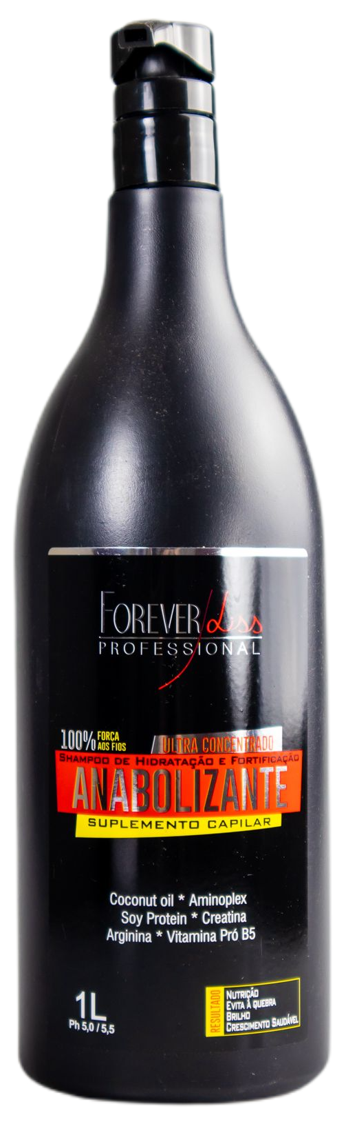 Forever Liss Anabolic Capillary Strength & Nutrition Shampoo 1L - Hair Growth Treatment for Thinning Hair & Damaged Hair - Perfect for Daily Use & Salon Treatments