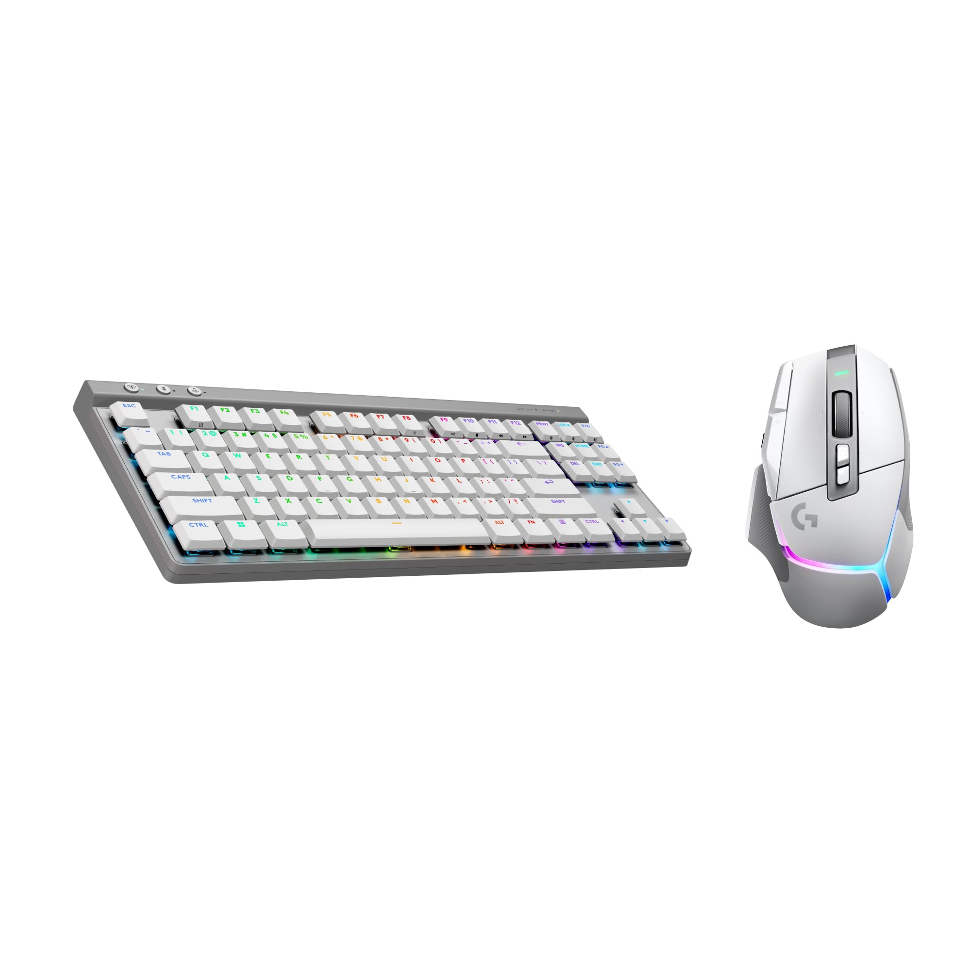 Logitech G502 X Plus Lightspeed Wireless Gaming Mouse - LIGHTFORCE Hybrid Switches, LIGHTSYNC RGB, HERO 25K Sensor, PC/Mac Compatible (Windows/macOS) - White - Perfect for FPS, MOBA & Esports Gaming