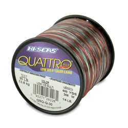 Hi Seas Quattro Monofilament Fishing Line - Premium Strength & Durability for Saltwater & Freshwater Fishing - Perfect for Deep Sea, Surf Casting & Bass Fishing