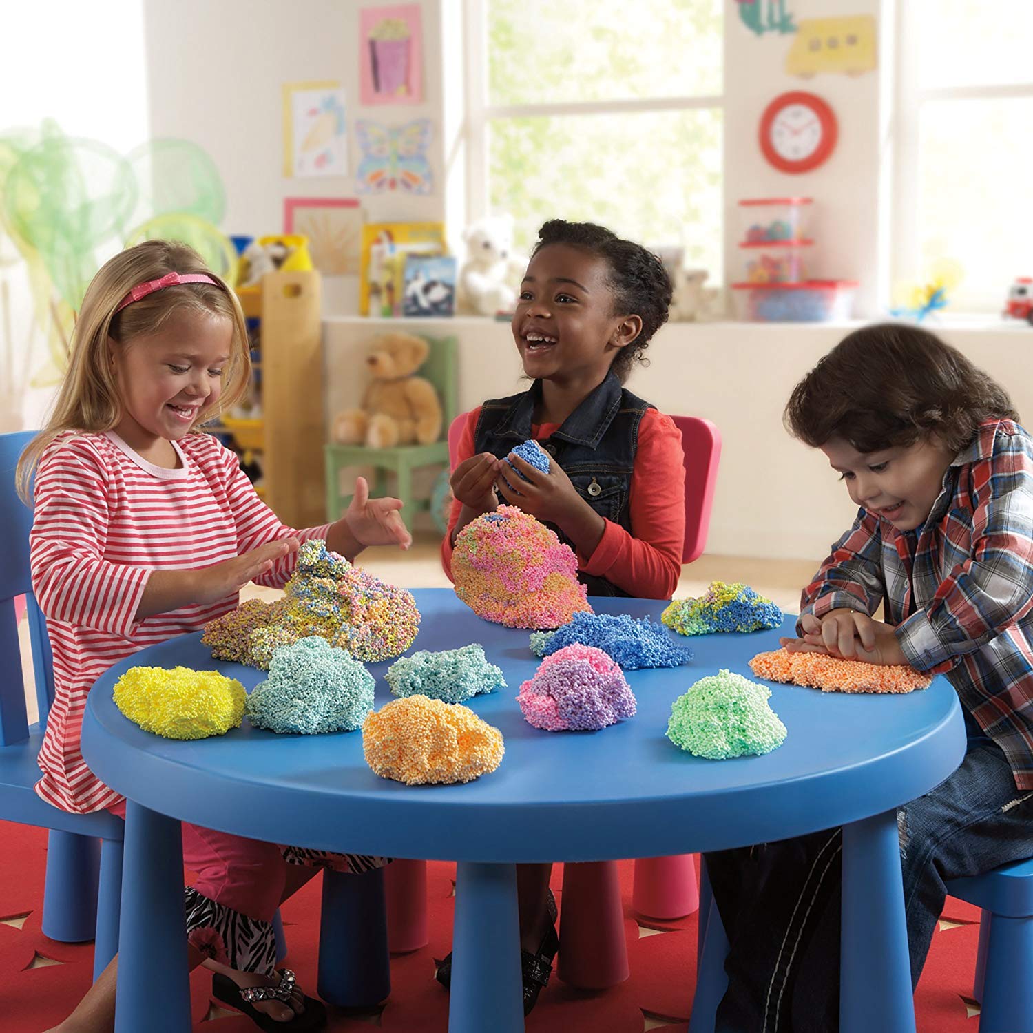 Educational Insights Non-Toxic Playfoam Class Pack of 16 - Safe Sensory Play for Kids, Classroom & Homeschool Supplies, Teacher Must Haves, Back to School Essentials - Perfect for STEM Activities, Art Projects & Stress Relief