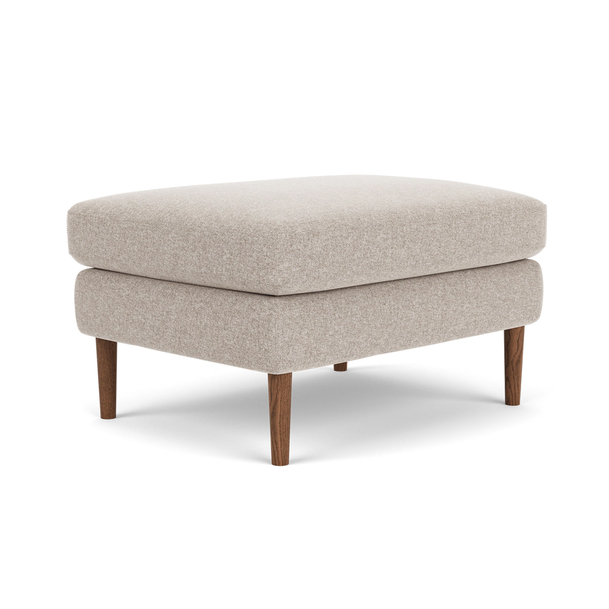 Astha Fabric Ottoman Stool - Soft Round Storage Pouf with Removable Cover for Living Room, Bedroom & Nursery - Perfect for Extra Seating & Home Decor