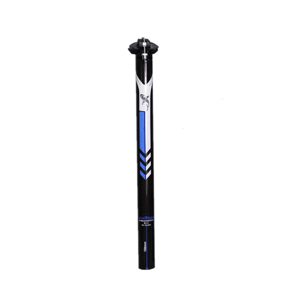 350mm/400mm Suspension Seat Post for Mountain Bike - Adjustable Comfort Cycling Saddle Post with 3 Colors (30.8-350mm Gray) - Perfect for Trail Riding, Commuting & Off-Road Adventures