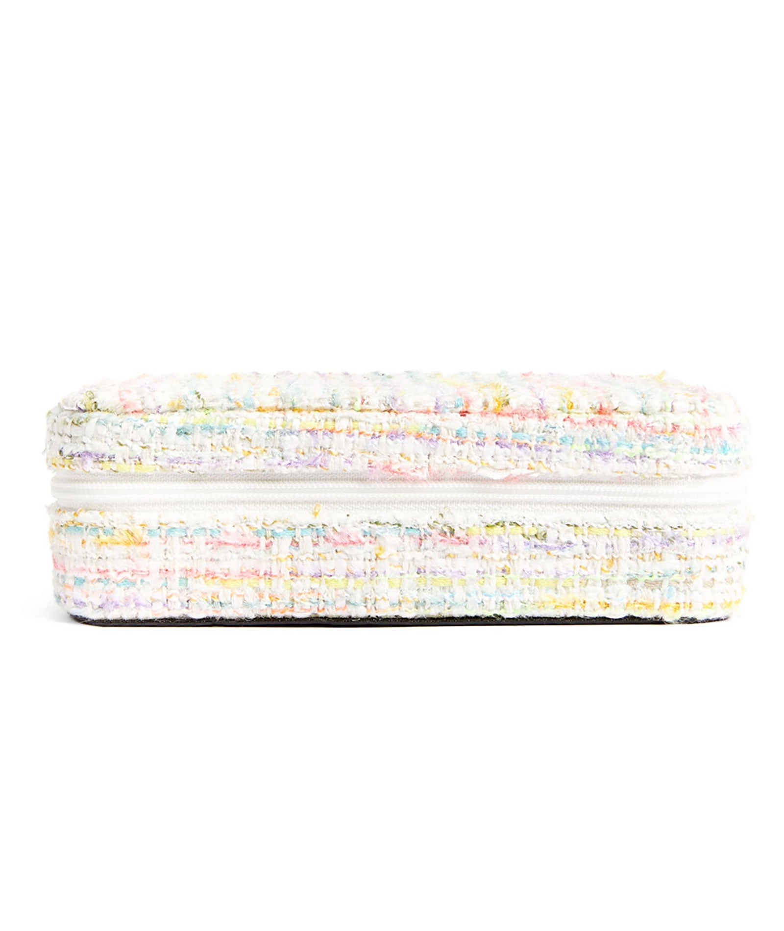 Bari Lynn Jewelry Box - Pastel Tweed Jewelry Organizer for Women | Elegant Storage for Necklaces, Rings & Earrings | Perfect for Bedroom Vanity & Travel