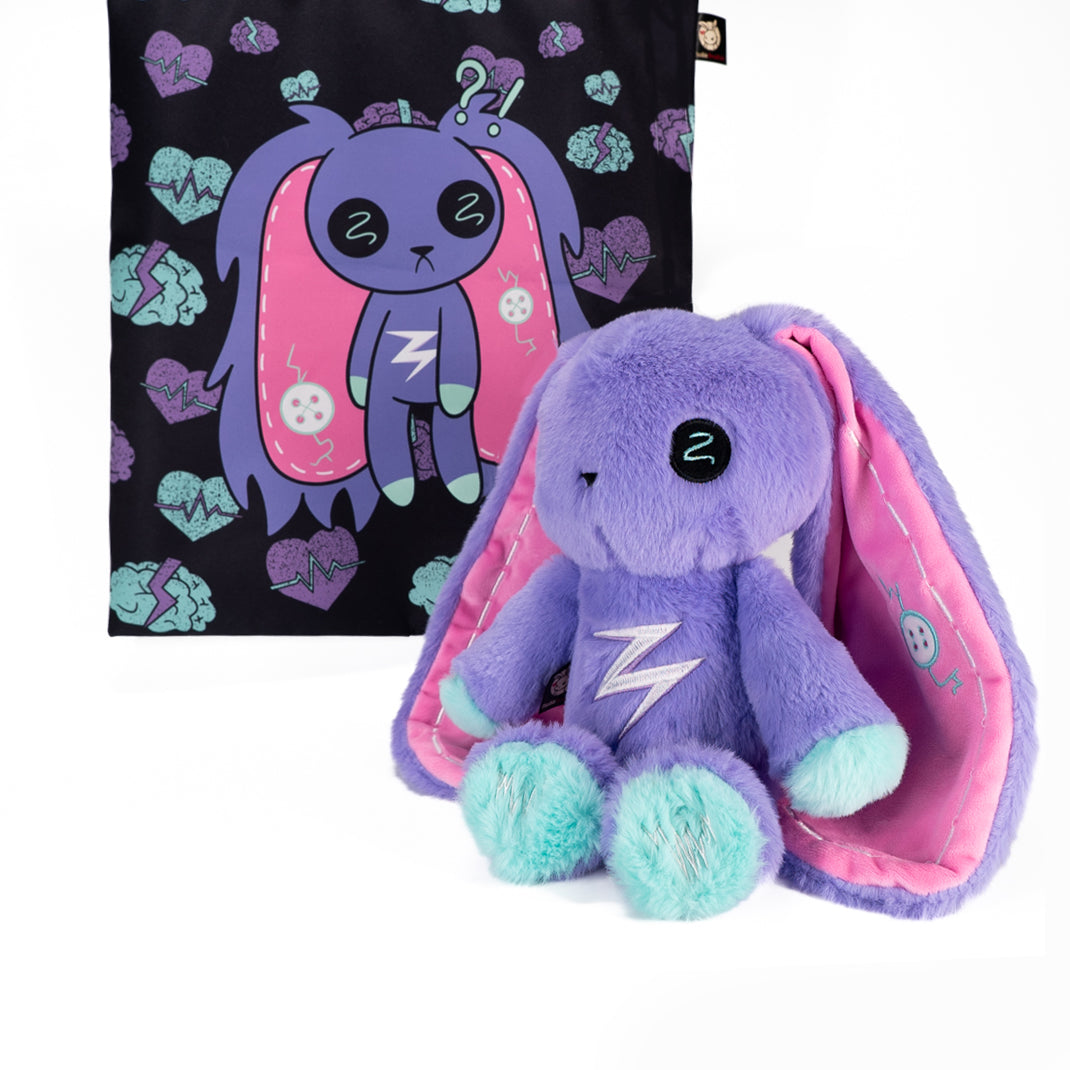 Plushie Dreadfuls Epilepsy V2 Stuffed Animal Toy - Soft Plush Comfort Companion for Kids, Awareness Support & Emotional Therapy