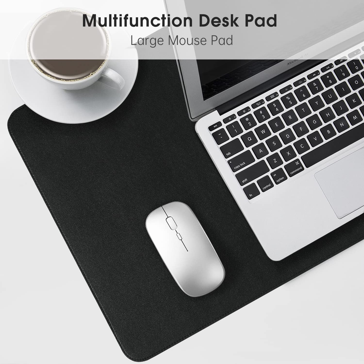 Premium Dual-Sided PU Leather Desk Pad - 35.4