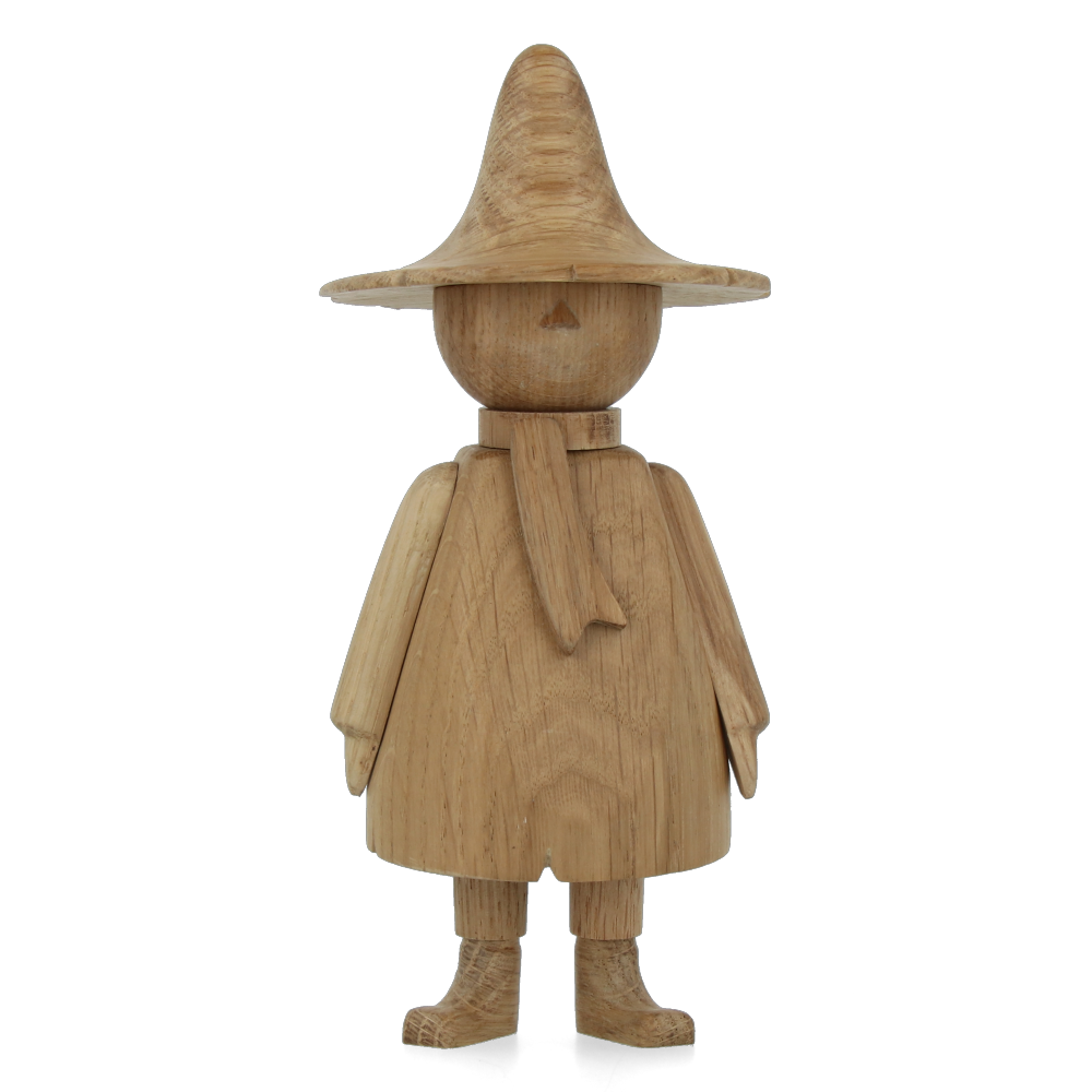 Moomin x Snufkin Oak Small Wooden Figurine - Collectible Anime Character Statue for Home Decor, Gifts, and Fans | Perfect for Bookshelves, Desks, and Display Cabinets