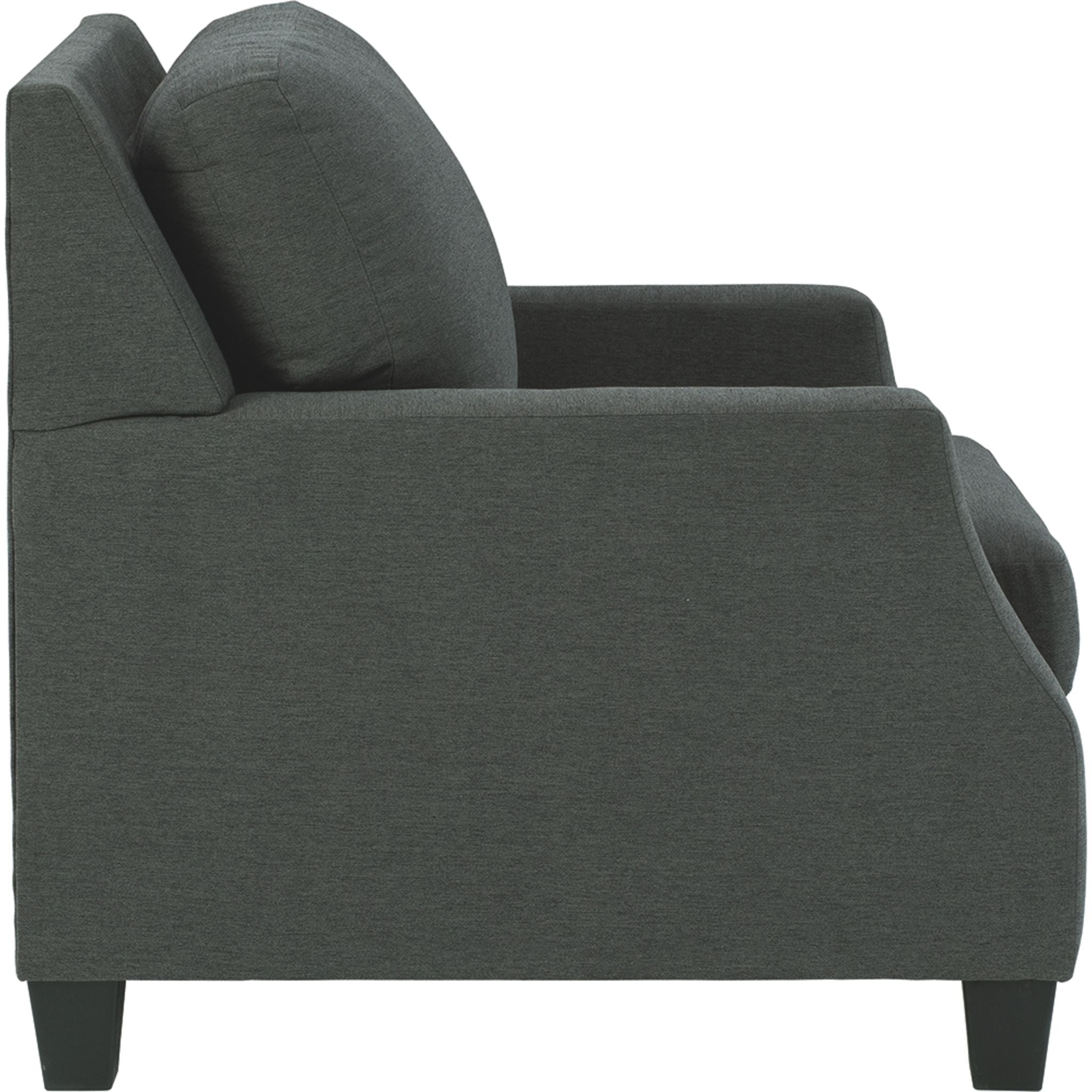 Bayonne Chair Charcoal - Modern Lounge Chair for Living Room, Office & Outdoor - Comfortable & Stylish Seating Solution