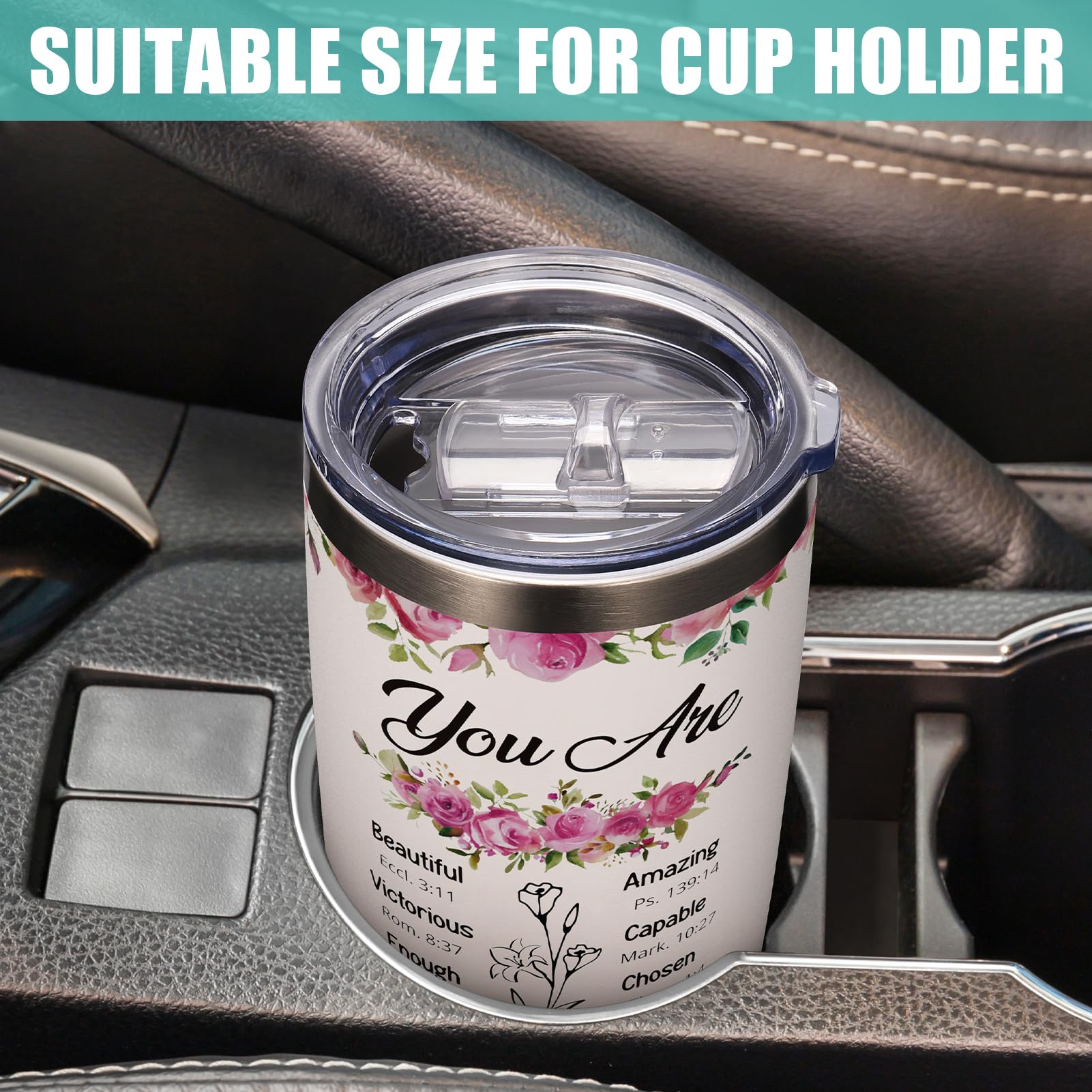 20oz Insulated Tumbler - Christian Gifts for Women, Inspirational Religious Gift with Jesus Design - Perfect for Birthday, Mother's Day, Baptism, Bible Study & Daily Use - Great for Mom, Grandma, Friends, Aunt, Sister, Wife & Coworkers