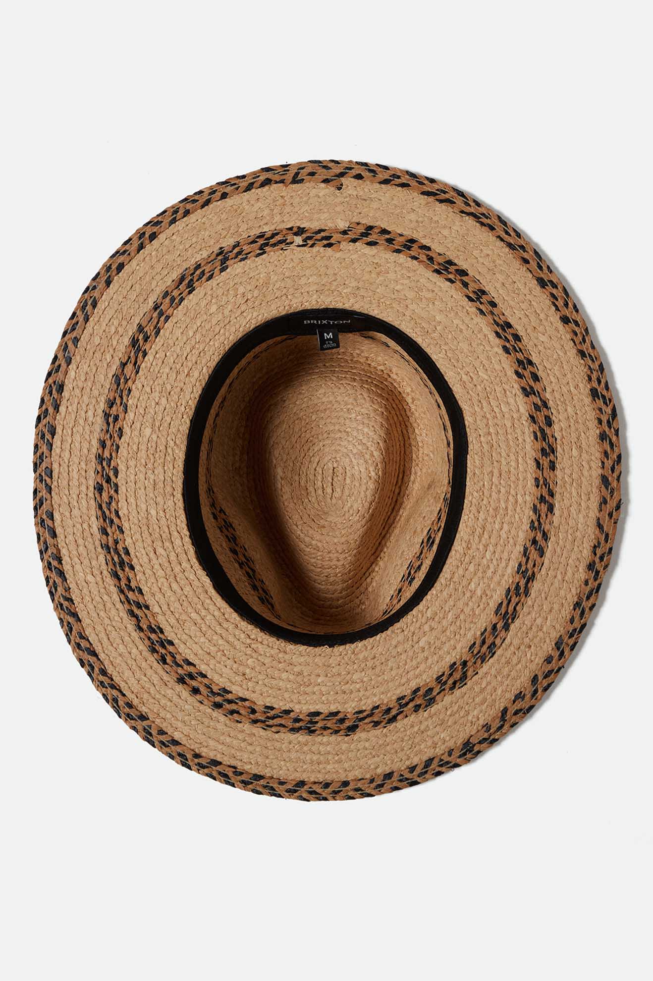 Cohen Straw Cowboy Hat for Men & Women - Breathable Summer Western Hat in Tan/Black - Perfect for Rodeo, Music Festivals & Outdoor Adventures