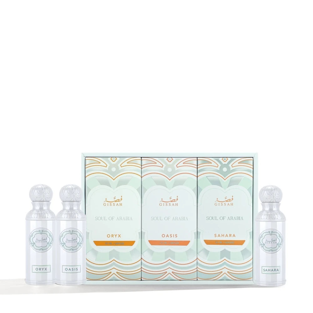 Soul of Arabia Perfume Set - 3 x 50ml EDP Fragrance Collection for Women | Luxury Arabian Scents for Daily Wear, Special Occasions & Gift Giving