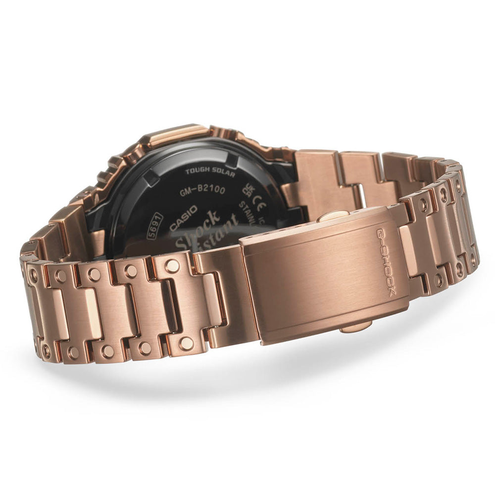 G Shock Full Metal GMB2100GD 5A Smartwatch with Smartphone Link - Durable Shock Resistant Watch for Outdoor Sports & Everyday Wear