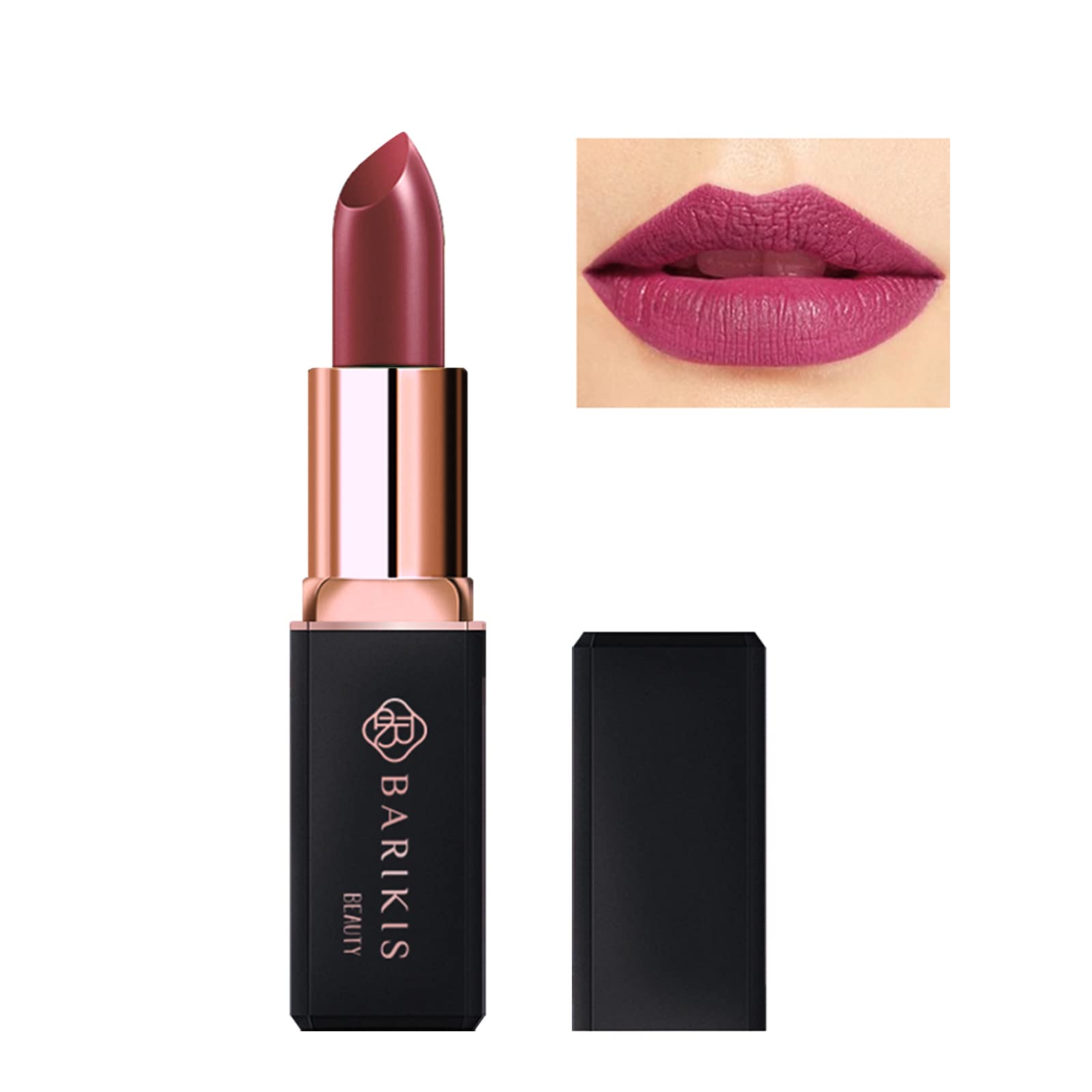 Long Lasting Waterproof Matte Lipstick - Hydrating Non-Stick Velvety Red Lipstick with Pure Luster, All-Day Wear for Women (04 Brunt Red) | Perfect for Date Night, Office Meetings & Special Occasions