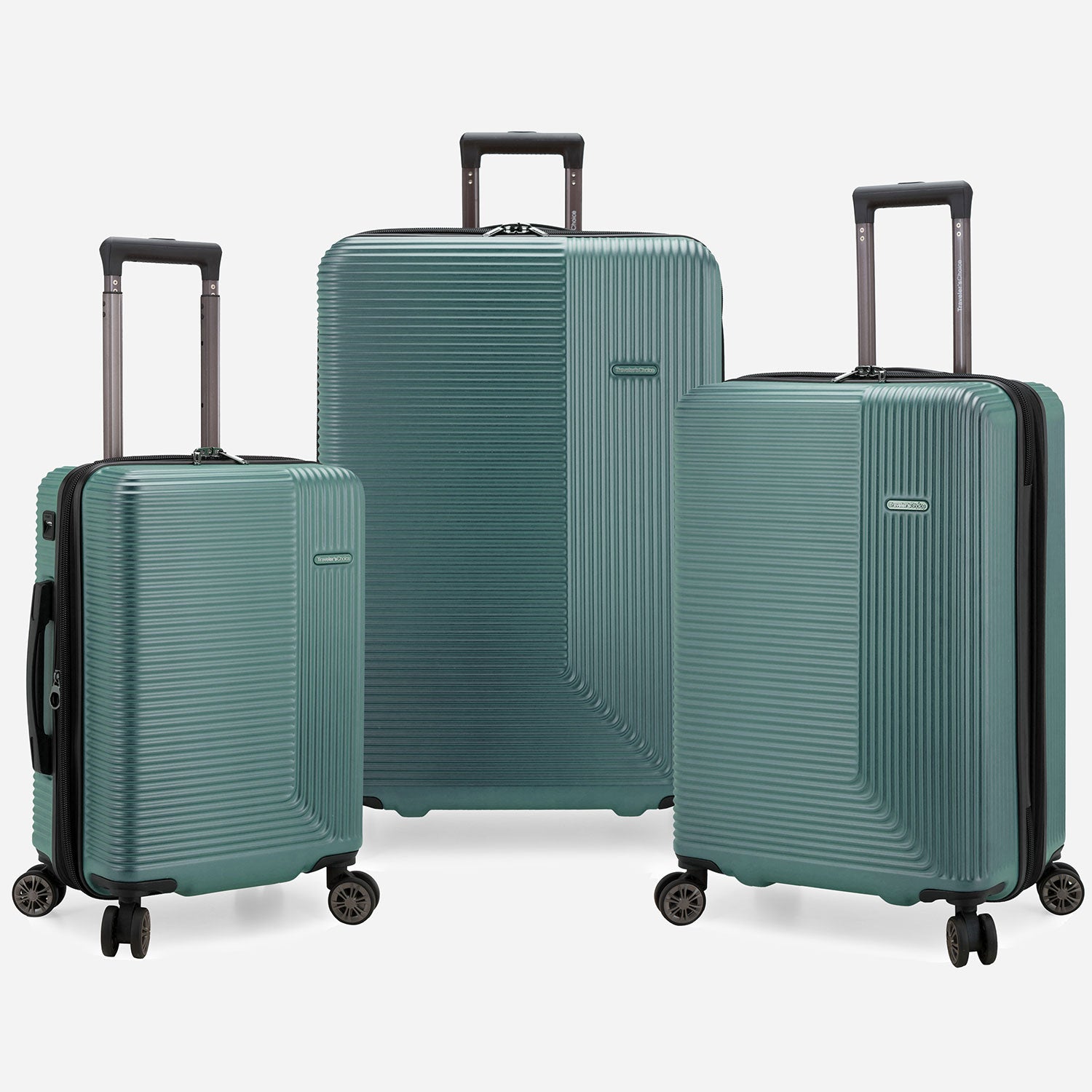 Ember 3-Piece Lightweight Luggage Set with Spinner Wheels - Perfect for International Travel & Business Trips
