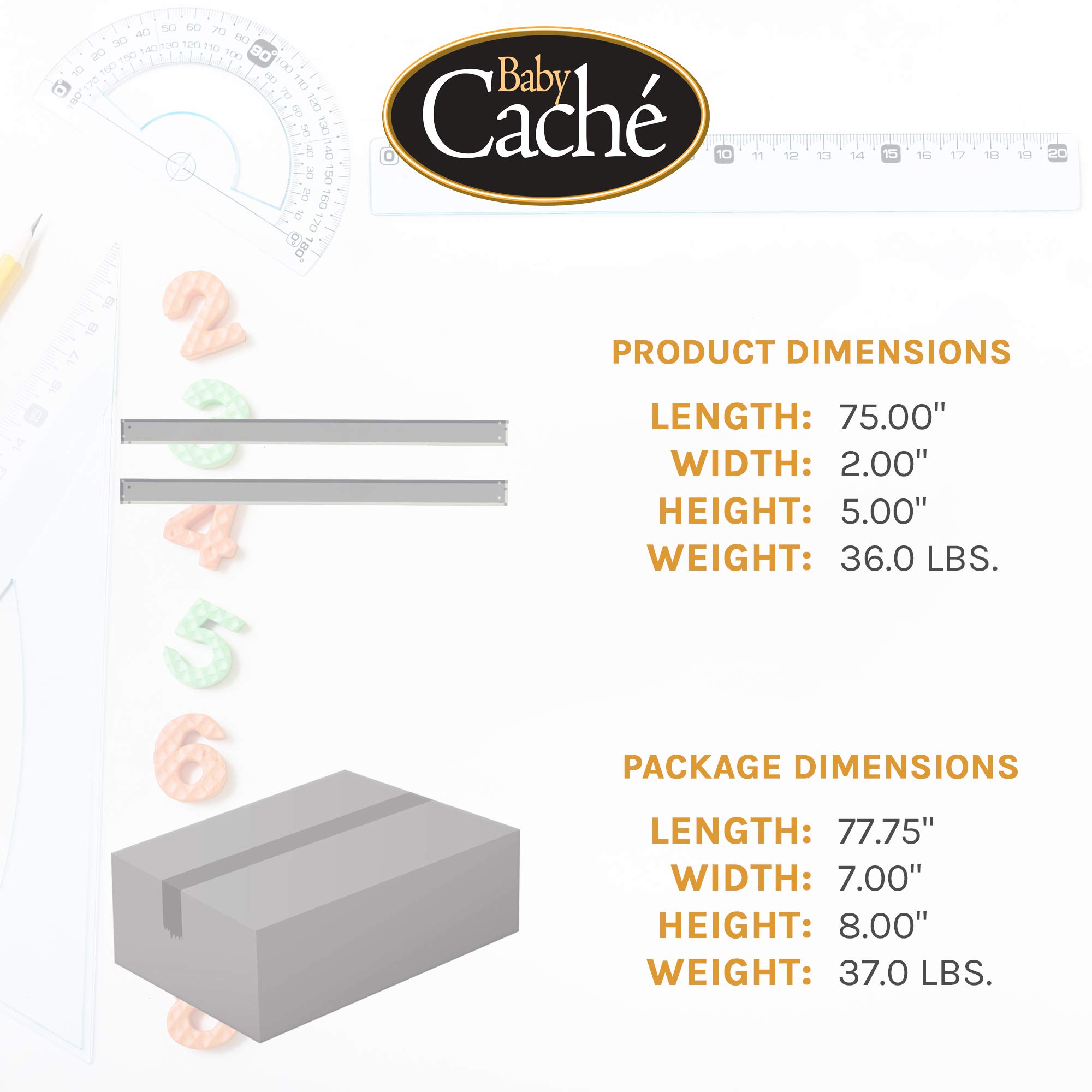 Baby Cache Montana Collection Crib Conversion Kit - Espresso Finish | Converts Crib to Toddler Bed | Safe & Durable Nursery Furniture Upgrade for Growing Toddlers