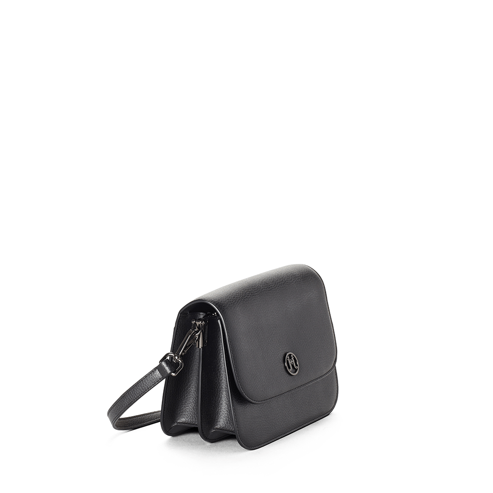 Harmony MIRUM® Vegan Leather Crossbody Bag for Women | Black | Eco-Friendly & Cruelty-Free | Perfect for Work, Travel & Everyday Use
