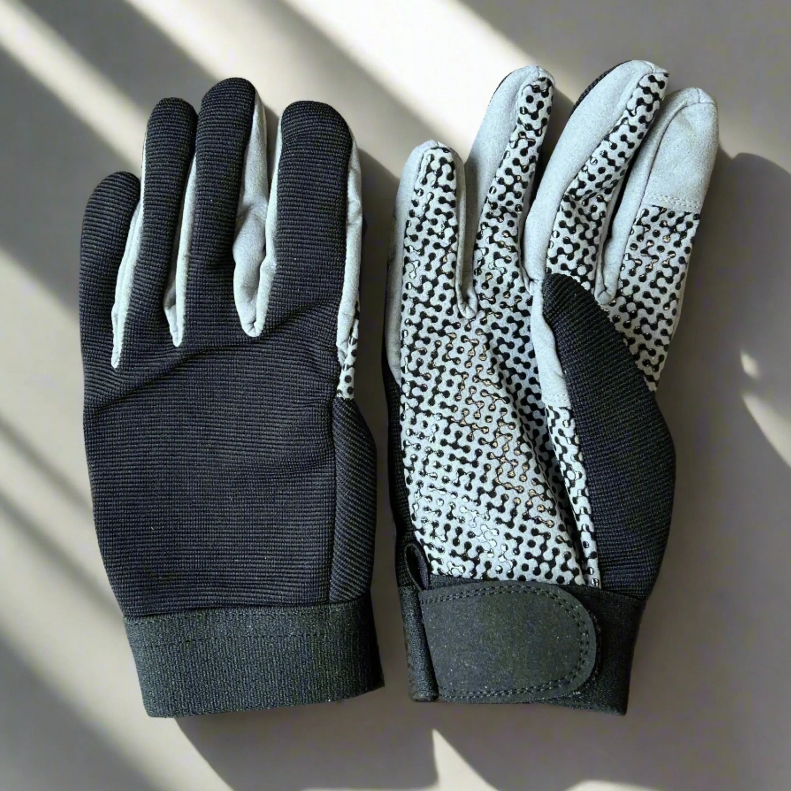 Non-Slip Fabric Work Gloves for Mechanics - Durable & Comfortable Grip for Auto Repair, Construction, and DIY Projects