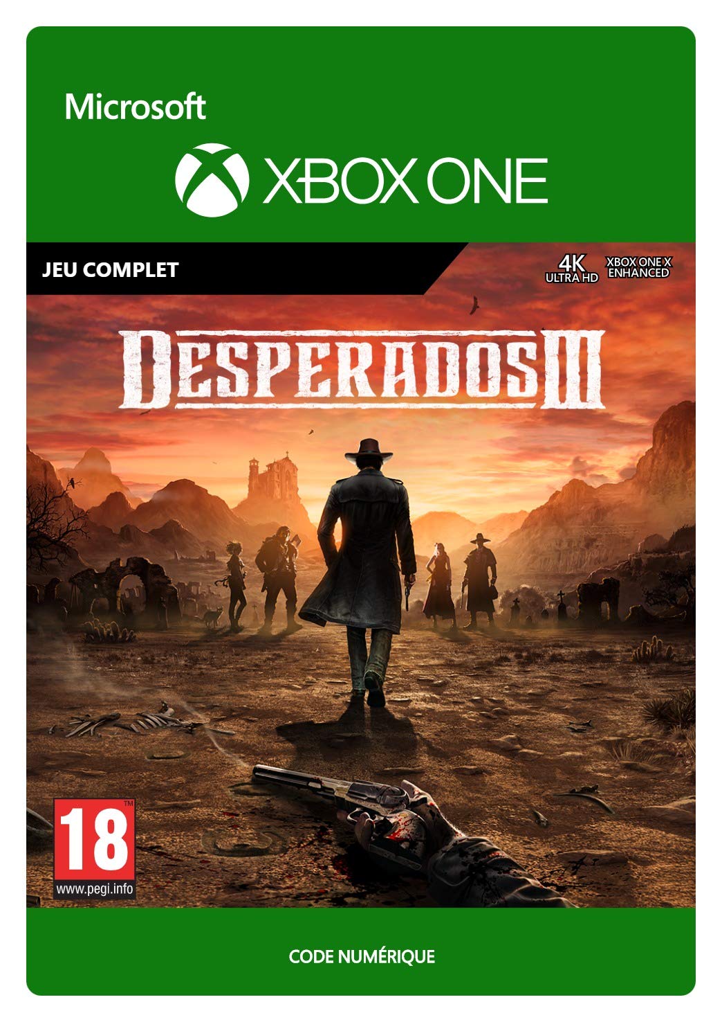 Desperados III Standard Edition - Xbox One Downloadable Game Code | Wild West Strategy Game for PC & Console