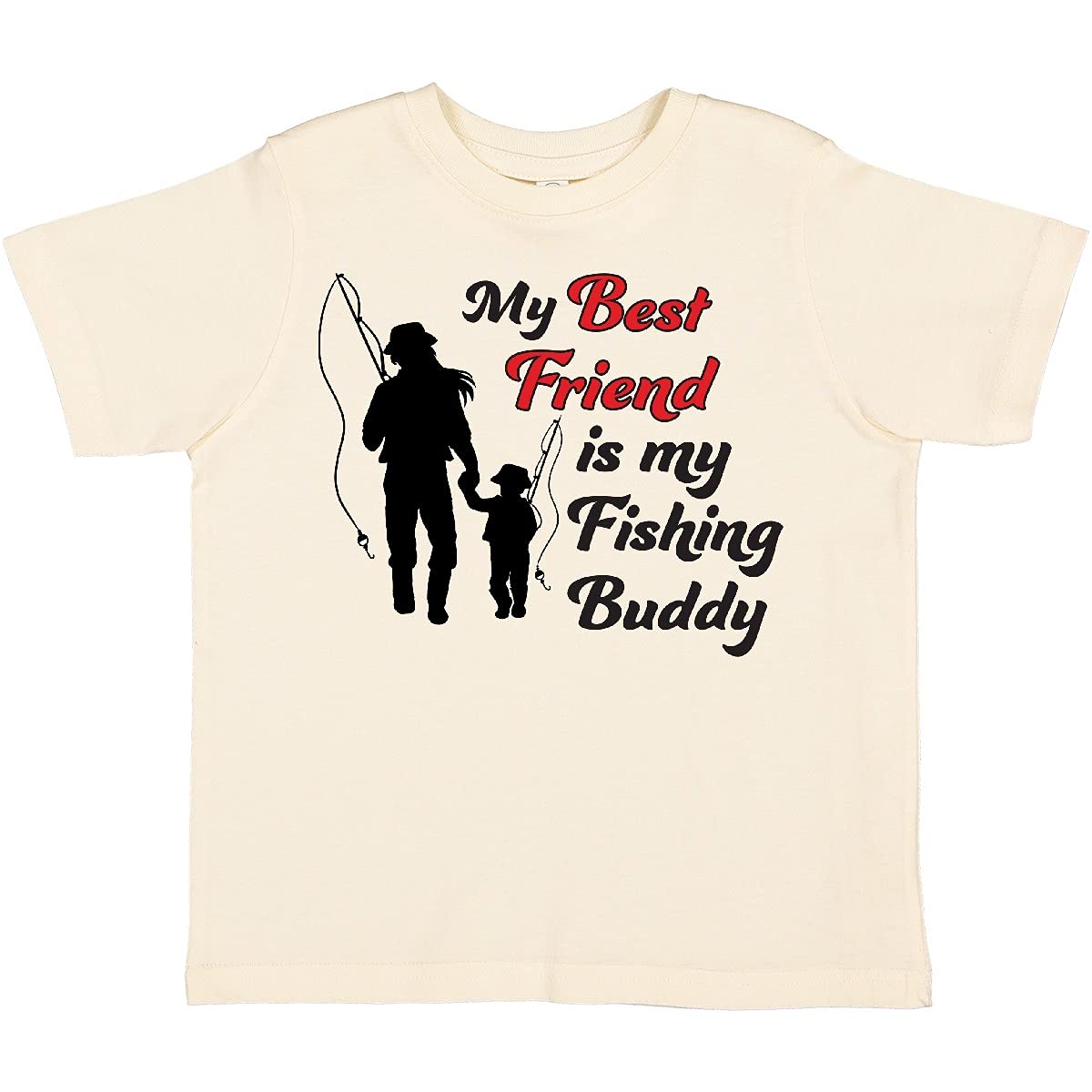 Best Friend Fishing Buddy Toddler T-Shirt - Fun & Comfortable Kids Fishing Outfit for Outdoor Adventures