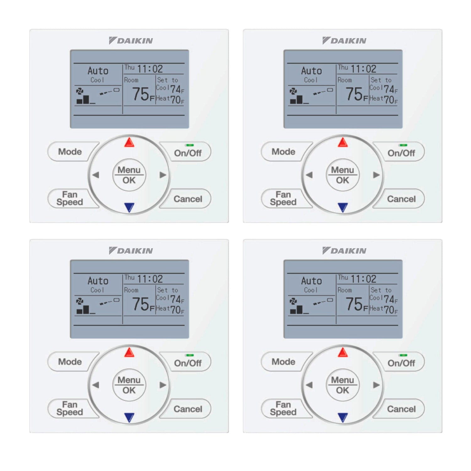 BRC1E73 Wired Navigation Remote Controller - Set of 4 for Industrial Equipment & Machinery | High-Precision Control for CNC, Robotics & Automation Systems