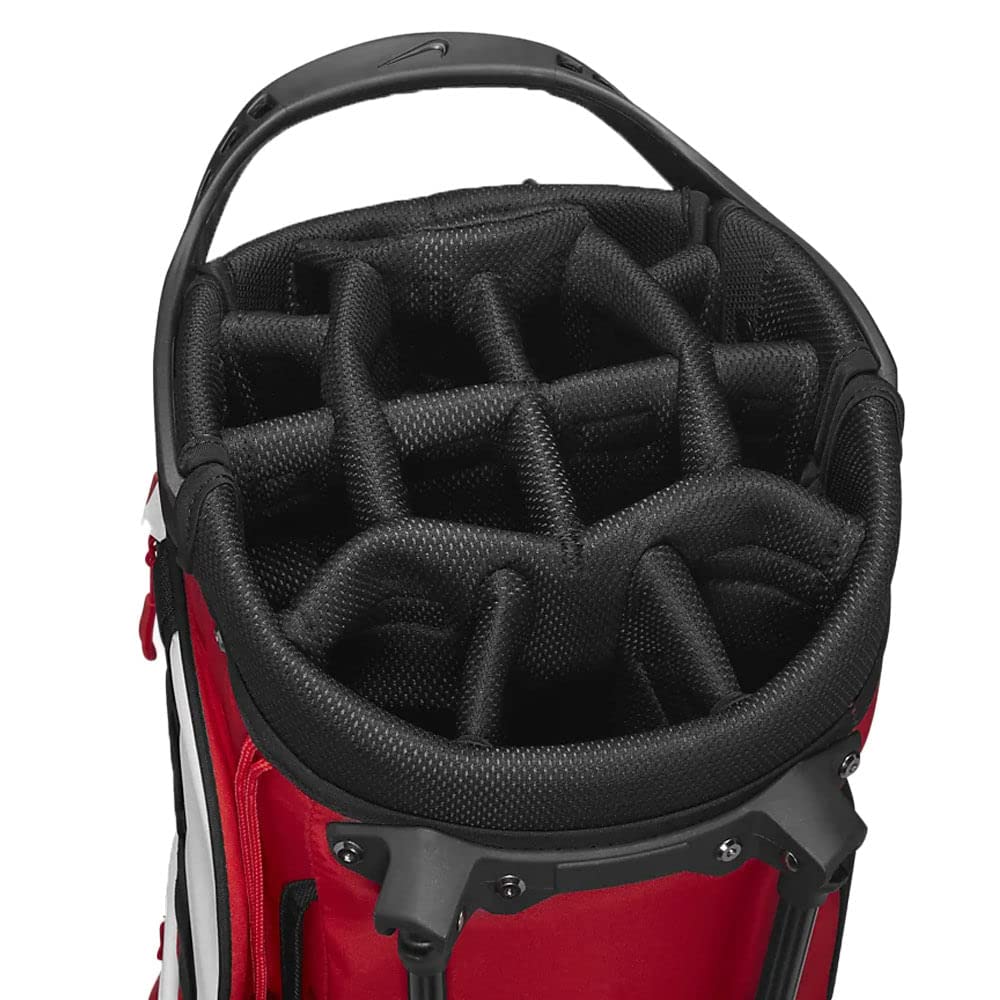 Nike Air Hybrid 2 Golf Bag - Lightweight Stand Bag with 5-Way Divider | Perfect for Golfers & Travel | Durable Water-Resistant Design for Course & Driving Range Use