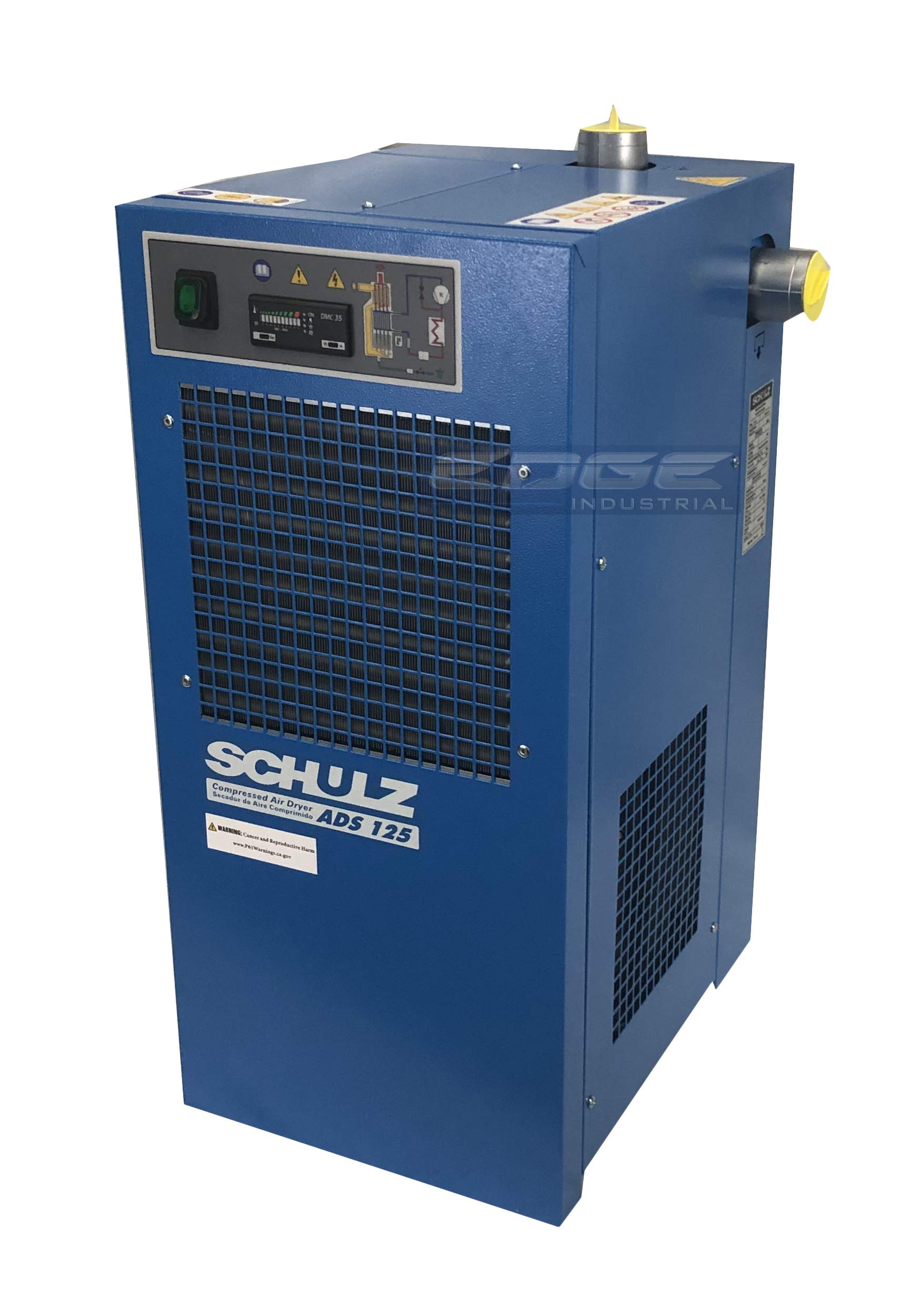 Schulz 125 CFM 20HP Refrigerated Air Dryer for Air Compressor | Industrial Water Separator Included | Silent Operation | Blue | Ideal for Automotive Shops, Manufacturing & HVAC Systems