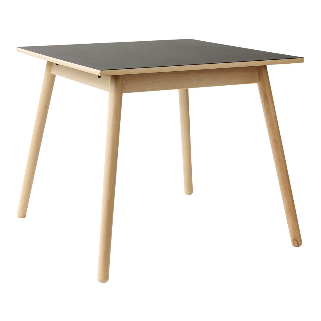 Modern C35A Dining Table Set - 6 Seater Wooden Kitchen Table with Extendable Leaf - Perfect for Family Meals, Dinner Parties & Small Spaces