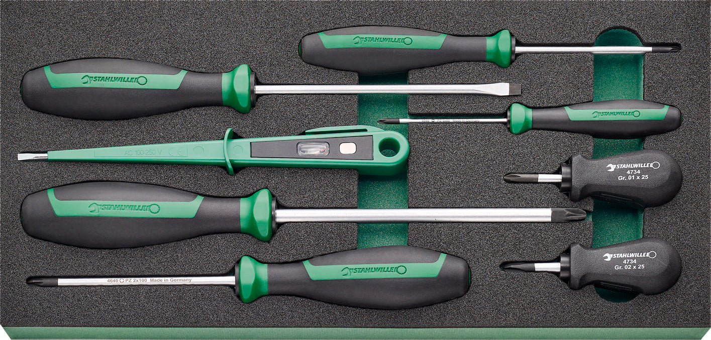Stahlwille 97830258 Professional Tool Set - High-Quality Assorted Tools for Mechanics & DIY Projects | Perfect for Home Repair, Automotive Work & Construction