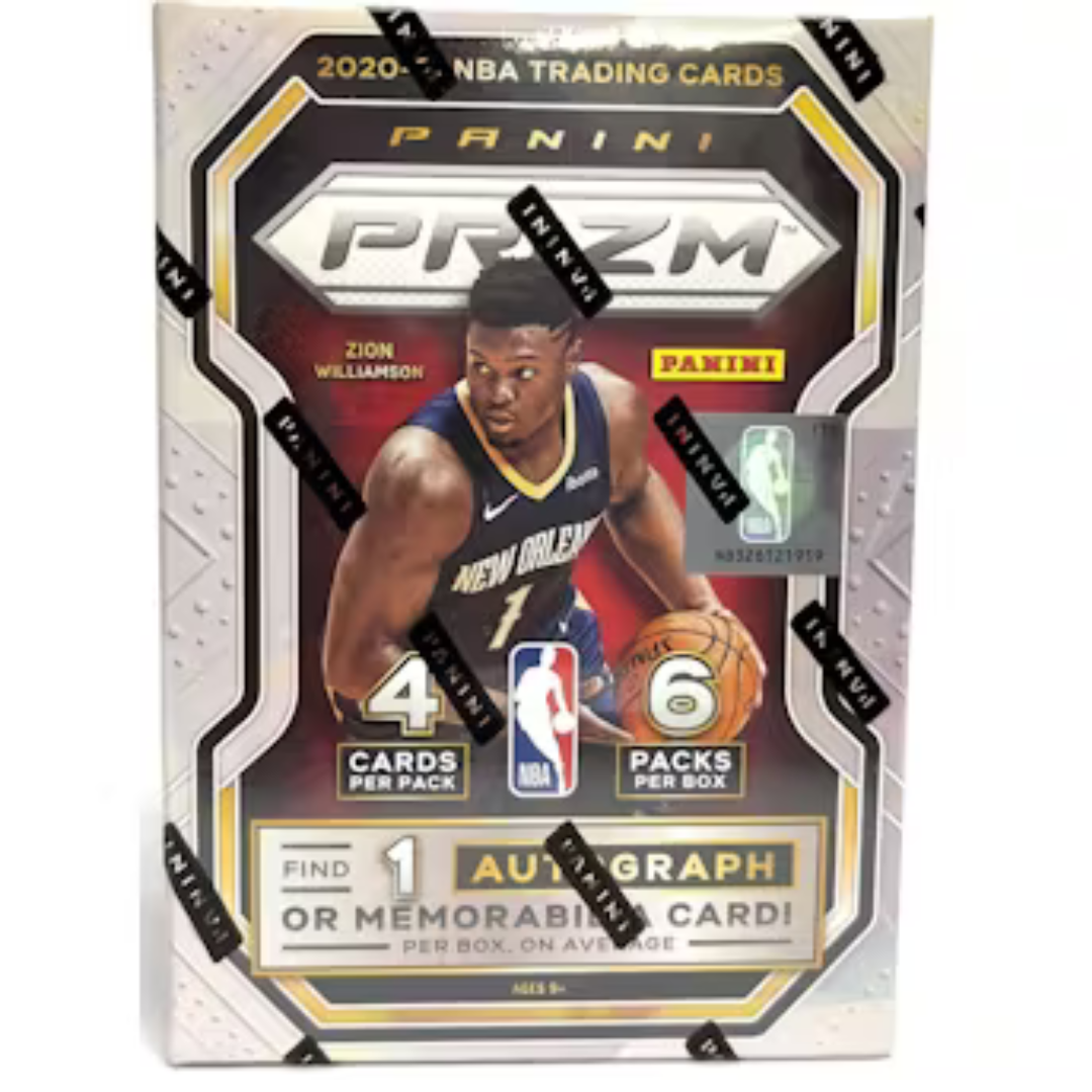 2020-2021 Panini Prizm Basketball 6 Pack Blaster Box - NBA Trading Cards Collection for Collectors & Fans - Perfect for Gifts, Investments, and Game Nights