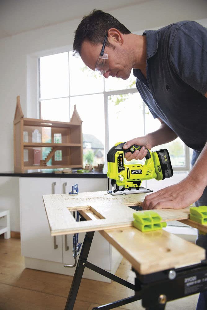 Ryobi 5132002812 Jig Saw Blade Set - 10-Piece RAK6 JSBW Blades for Wood, Plastic, Granite & Metal Cutting | Compatible with ONE+ System & Universal Jigsaws | Perfect for DIY Projects, Home Renovations & Woodworking
