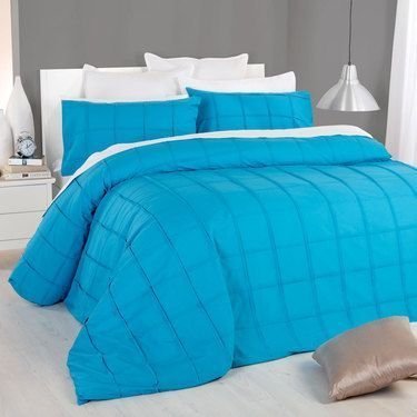 Luxury 600 Thread Count 100% Egyptian Cotton Comforter & Sheet Set - Twin XL Size, Turquoise/Teal Blue, 1pc Comforter + 4pc Sheet Set, 100 GSM Fiber Fill - Perfect for Guest Rooms, Dormitories & Cozy Bedroom Upgrades - by PARADISEHOUSE