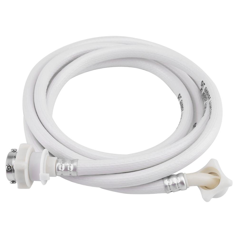 Washing Machine Water Inlet Hose - White Long Length Washer Pipe Connector for Laundry Appliances | Perfect for Front Load & Top Load Washing Machines