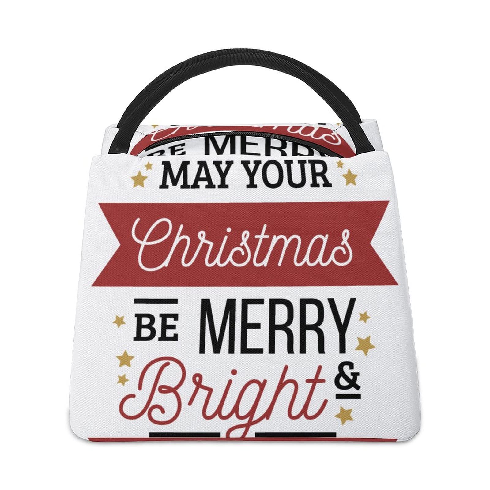 Portable Insulated Lunch Bag for Women - Reusable Thermal Meal Tote with Aluminum Foil Lining - Perfect for Camping, Hiking, Work & School Lunch - Christmas Gift Idea