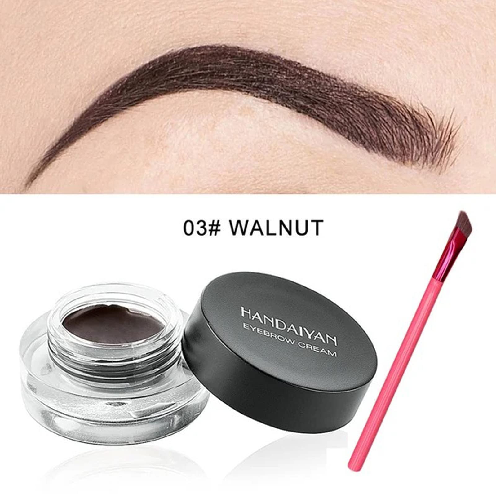 Professional Eyebrow Brush Set - 3 Pcs Multi-Function Makeup Brushes for Eyebrows, Concealer & Eyeliner | Fine Angled Brush for Precise Makeup Application | Perfect for Daily Makeup, Salon & Travel Use